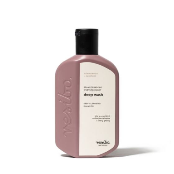 RESIBO - DEEP WASH naravni šampon za lase, za mehke lase